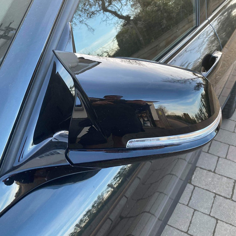 BMW Gloss black mirror covers fitted for 1 series 2 series 3 series 4 series 